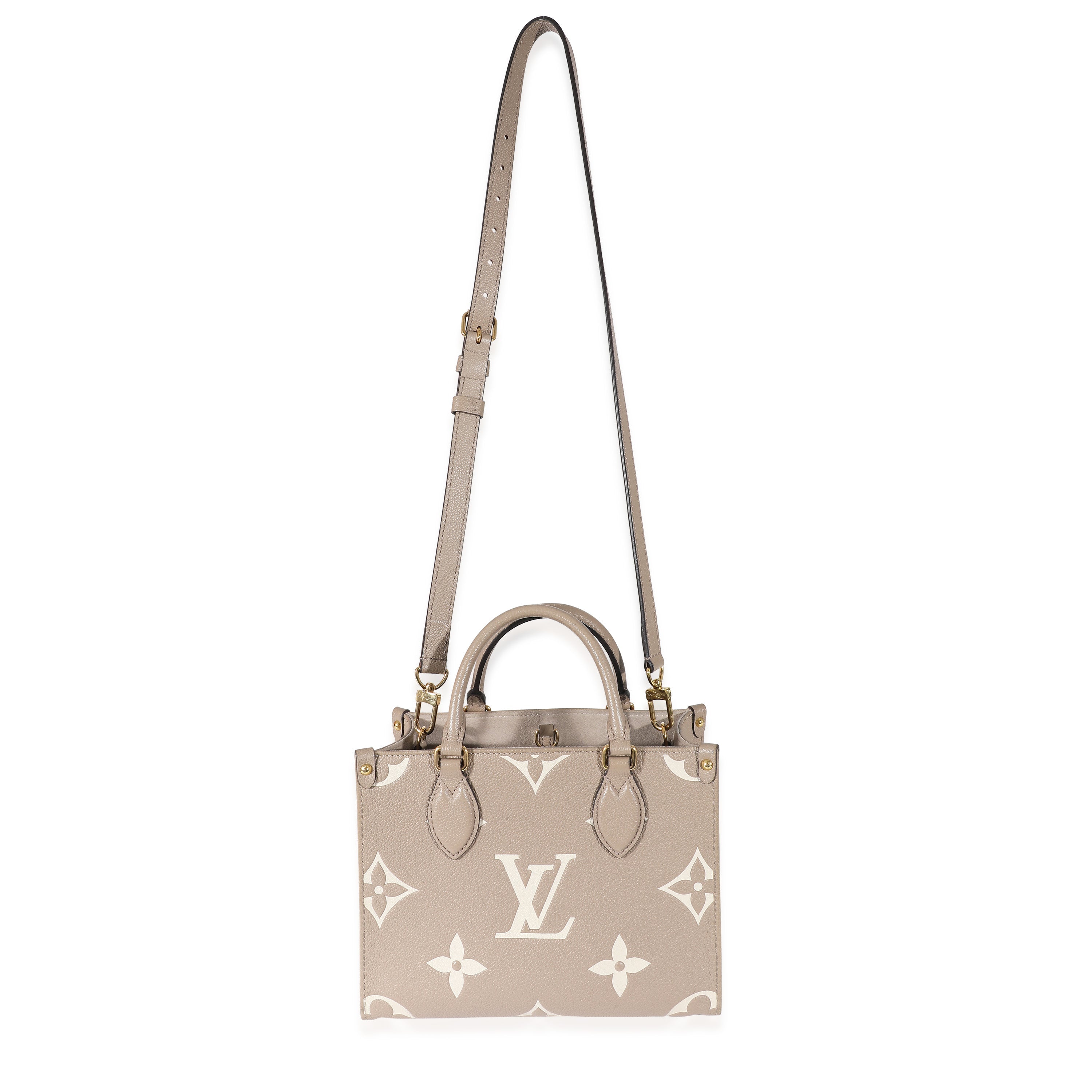 Louis Vuitton Louis Vuitton Dove Cream Monogram Empreinte Onthego PM
