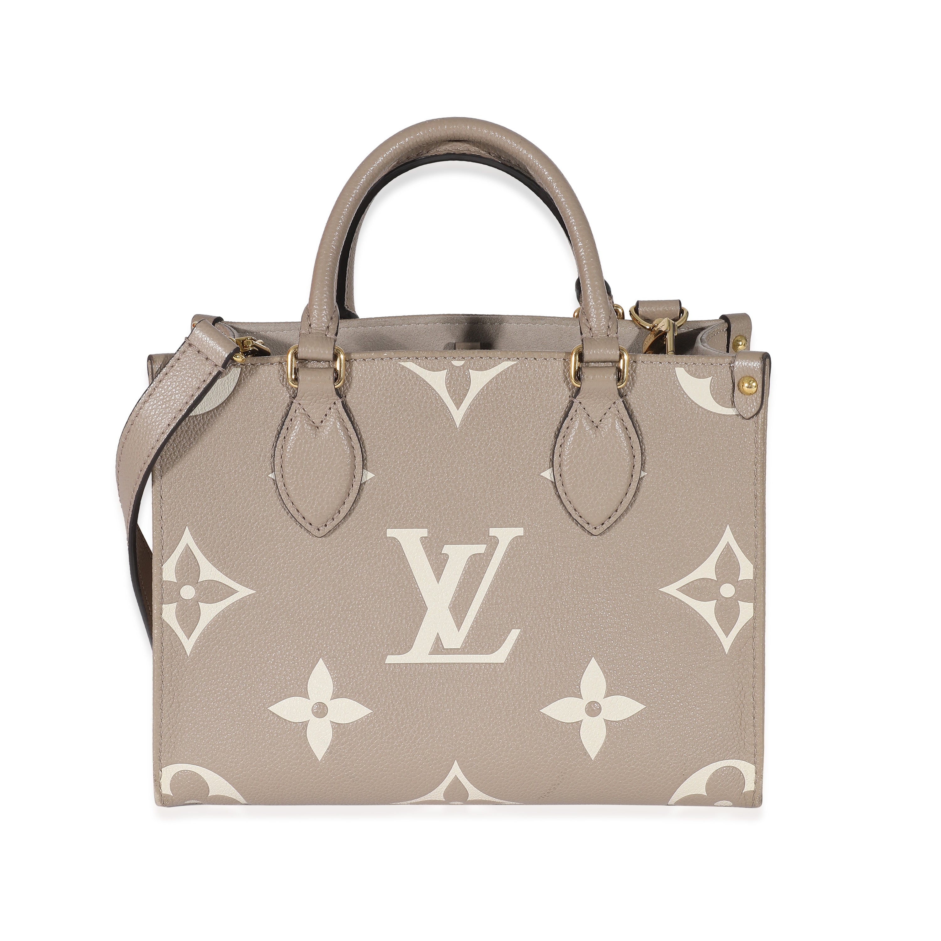 Louis Vuitton Louis Vuitton Dove Cream Monogram Empreinte Onthego PM
