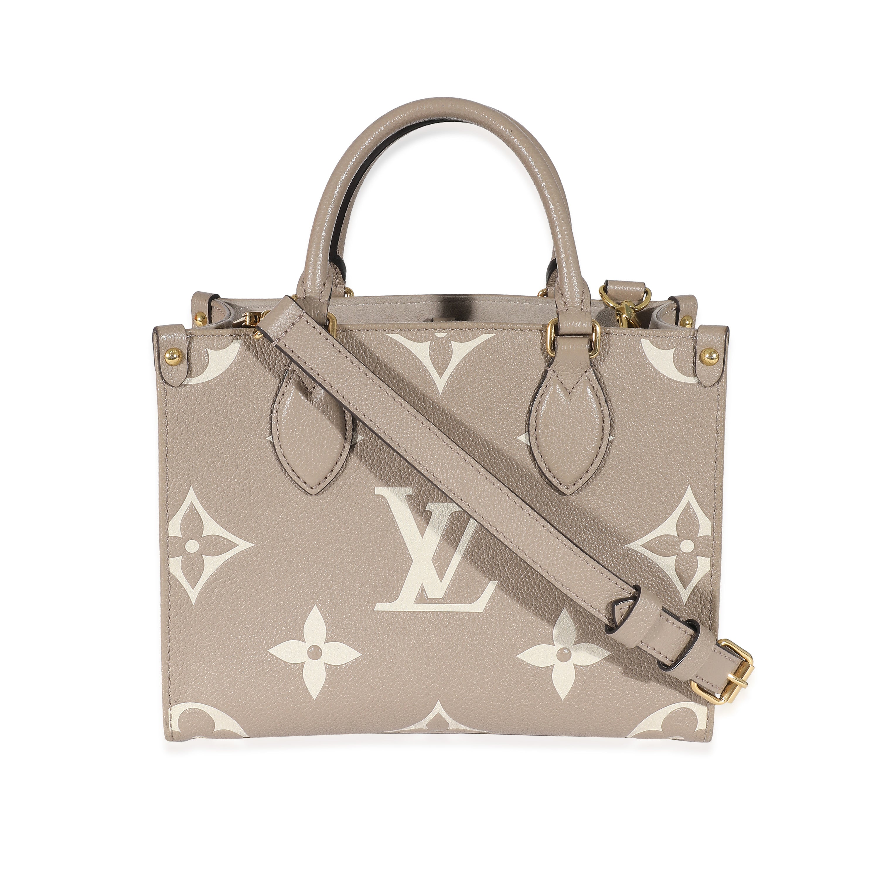 Louis Vuitton Louis Vuitton Dove Cream Monogram Empreinte Onthego PM