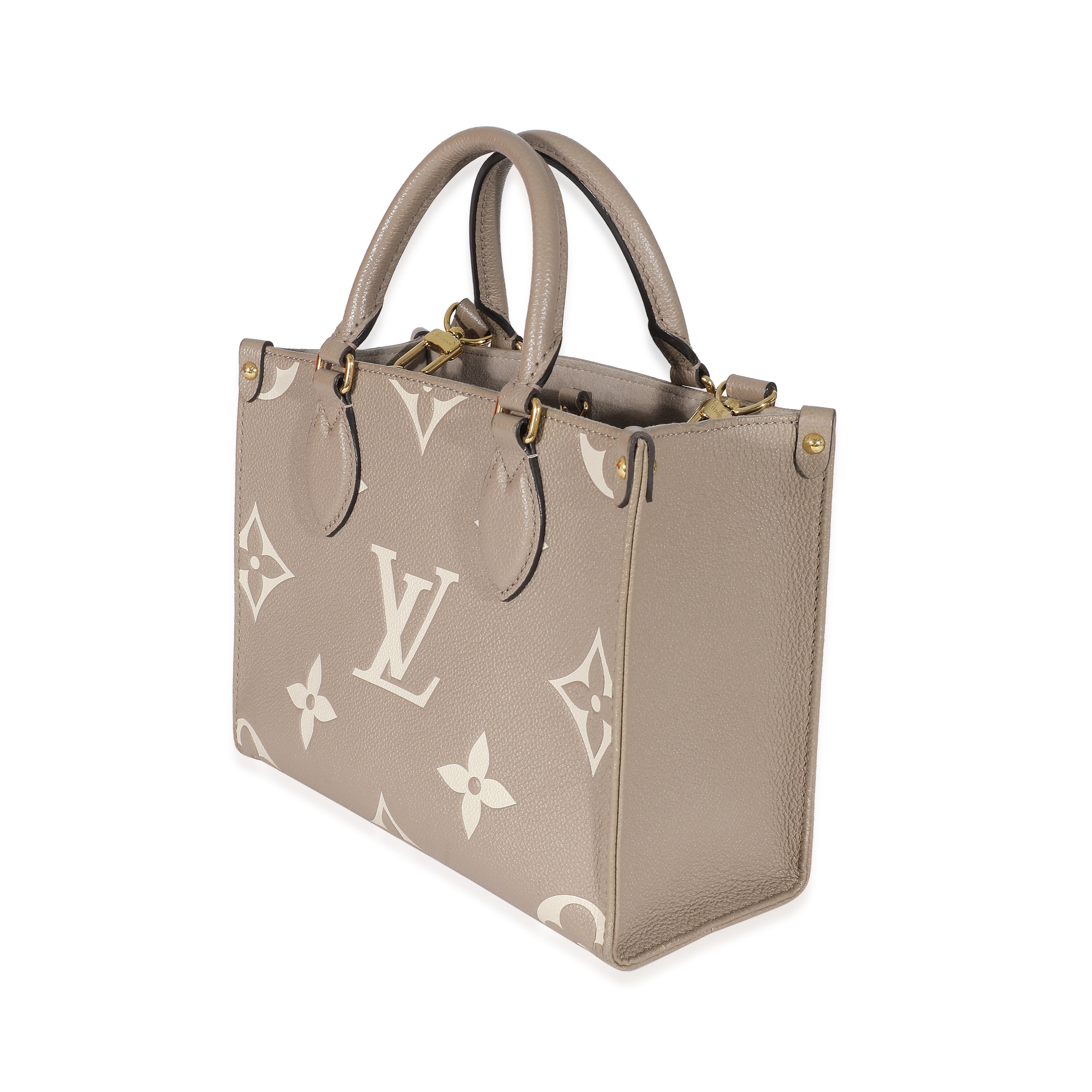 Louis Vuitton Louis Vuitton Dove Cream Monogram Empreinte Onthego PM