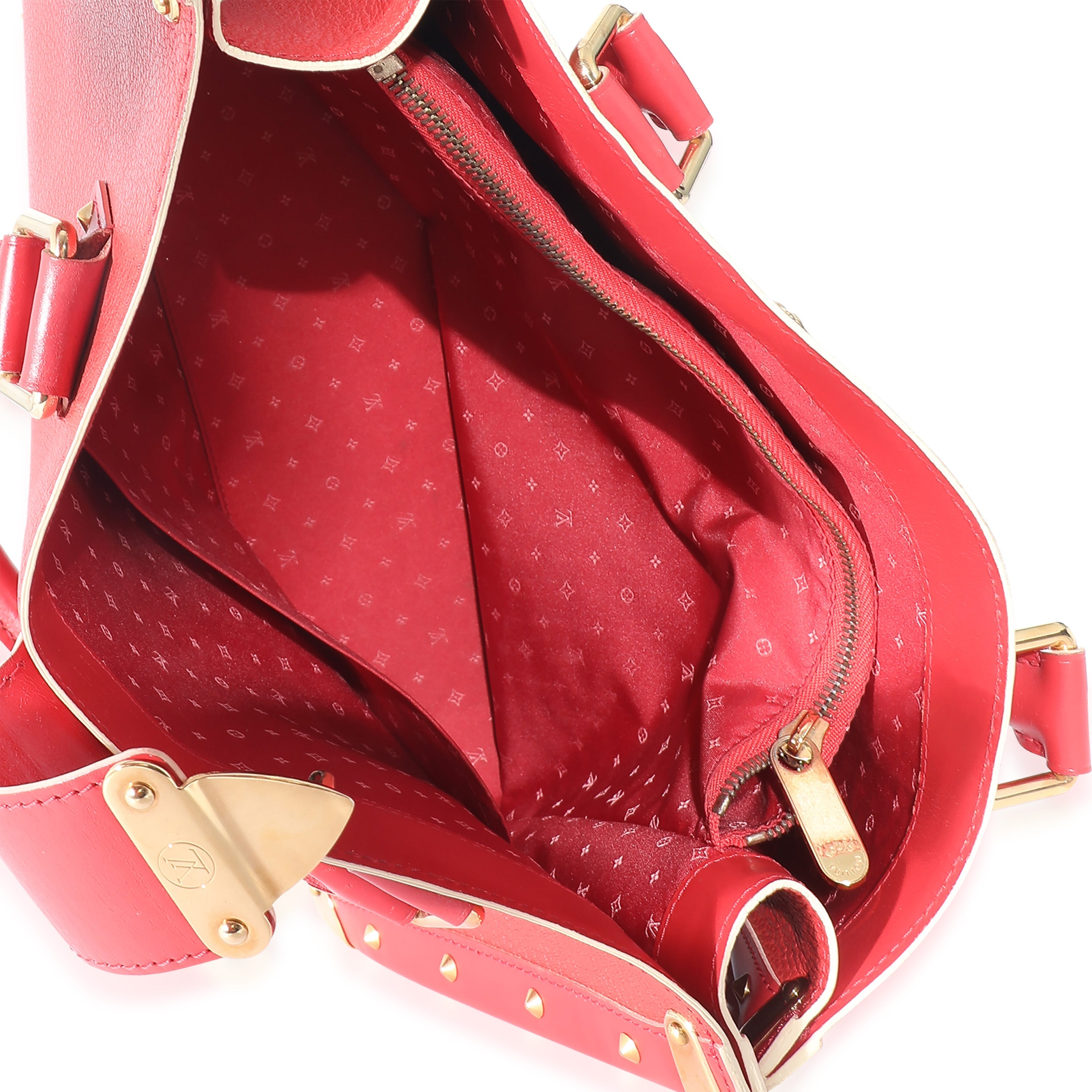 Louis Vuitton Geranium Leather Suhali Le Fabuleux