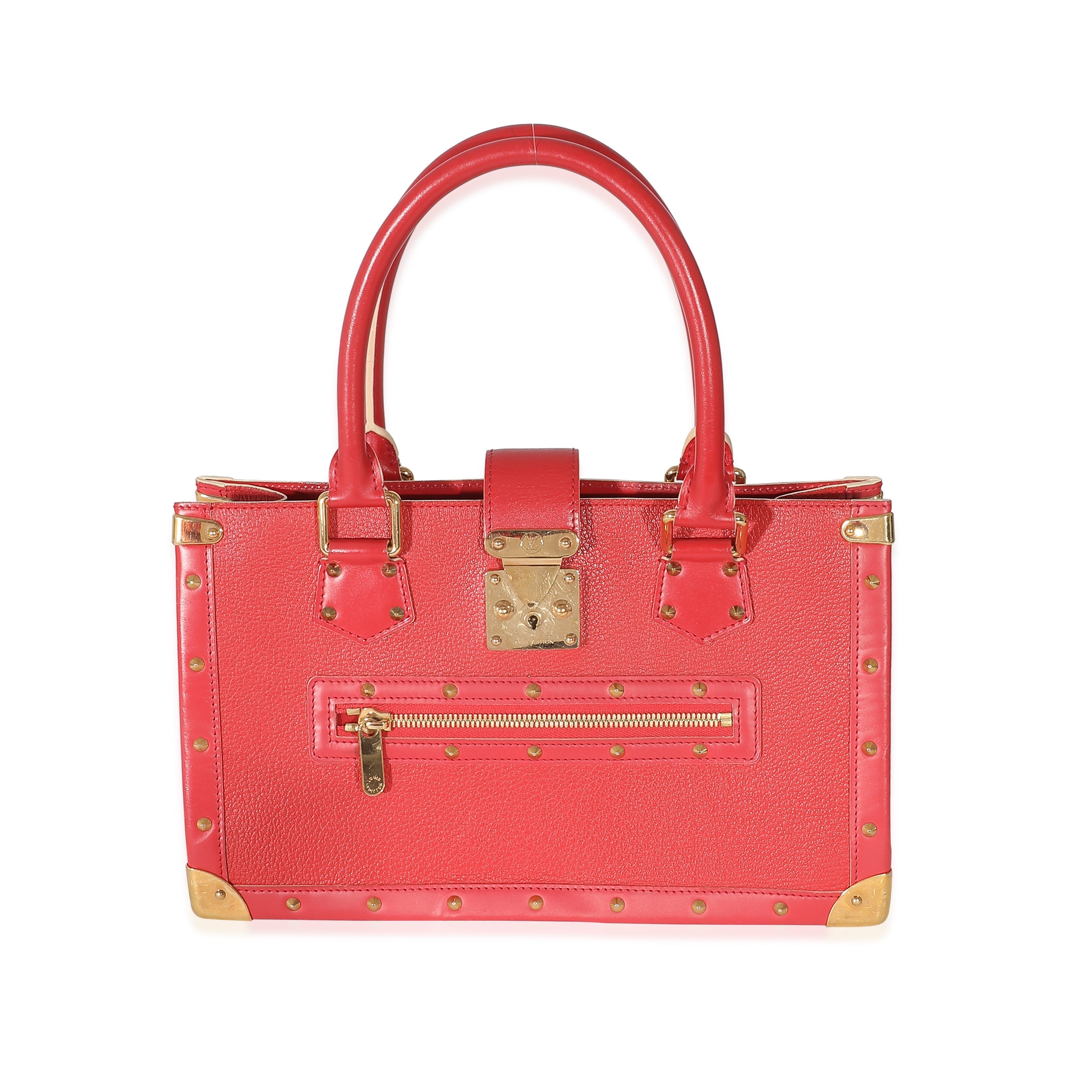 Louis Vuitton Geranium Leather Suhali Le Fabuleux