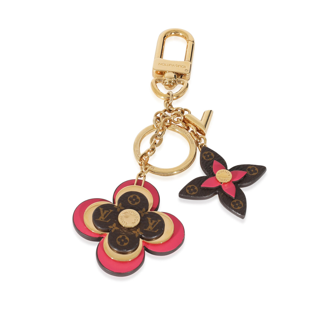 Louis Vuitton Louis Vuitton Metal Canvas Blooming Flowers Bag Charm 