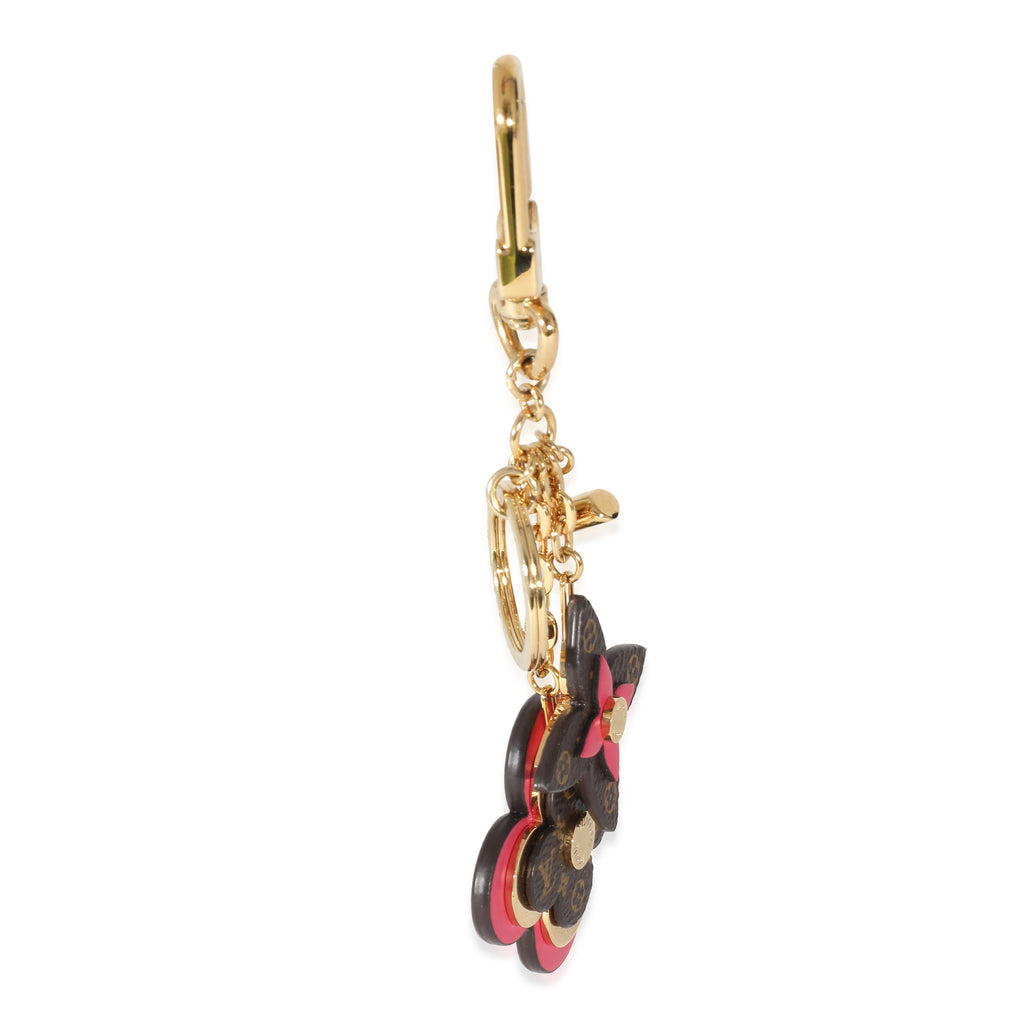 Louis Vuitton Louis Vuitton Metal Canvas Blooming Flowers Bag Charm 
