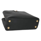 Louis Vuitton Louis Vuitton Black Taurillon Capucines BB
