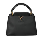 Louis Vuitton Louis Vuitton Black Taurillon Capucines BB