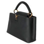 Louis Vuitton Louis Vuitton Black Taurillon Capucines BB