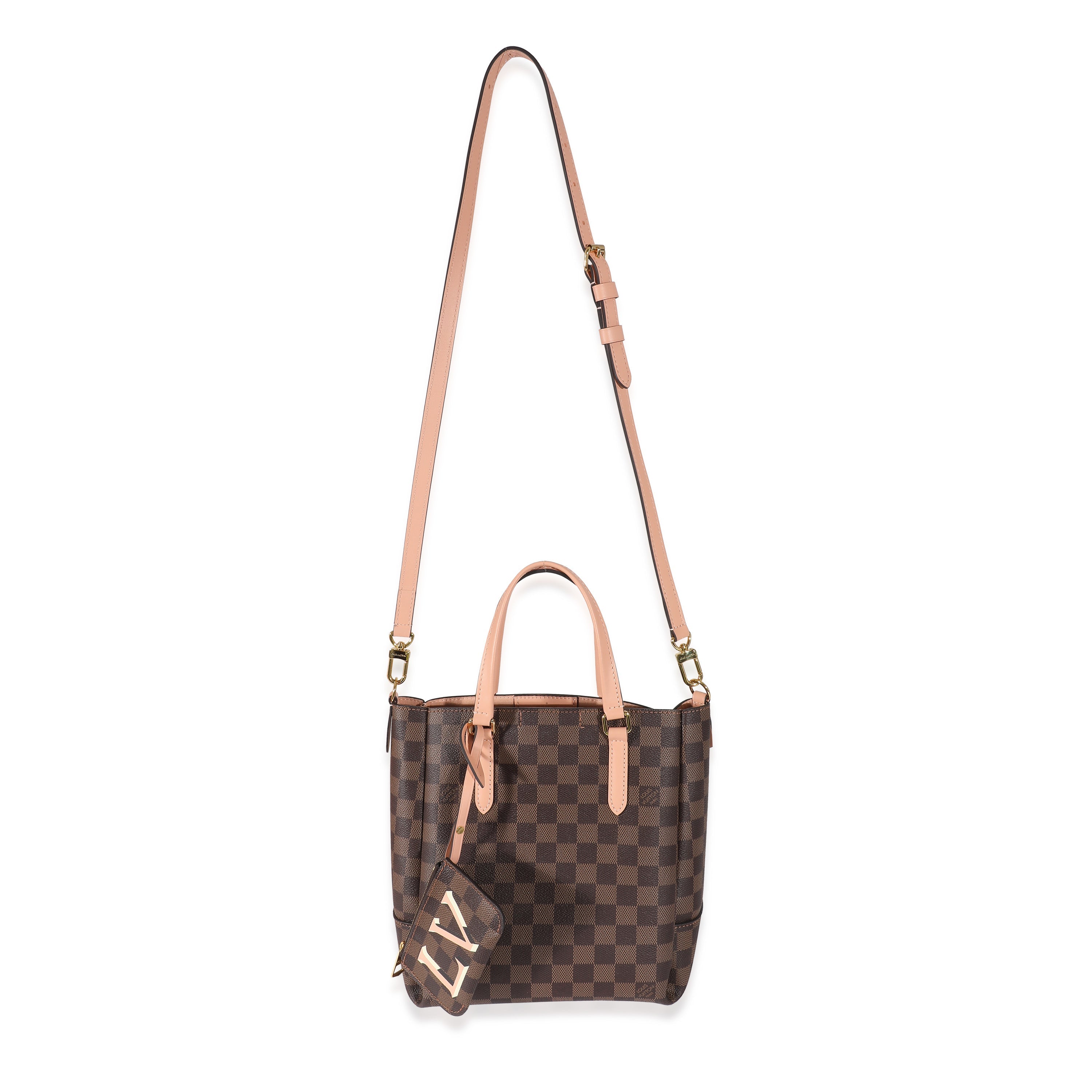 Louis Vuitton Louis Vuitton Venus Pink Damier Ebene Canvas Belmont PM