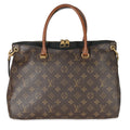 Louis Vuitton Louis Vuitton Black Monogram Canvas Pallas MM