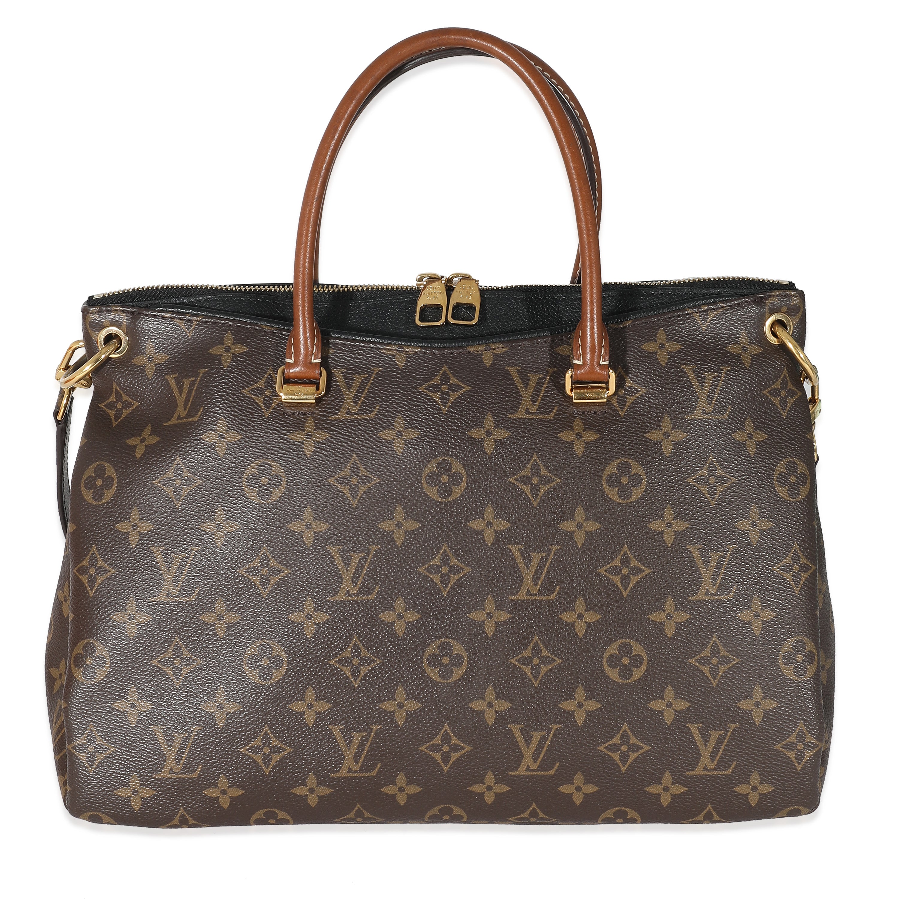 Louis Vuitton Louis Vuitton Black Monogram Canvas Pallas MM