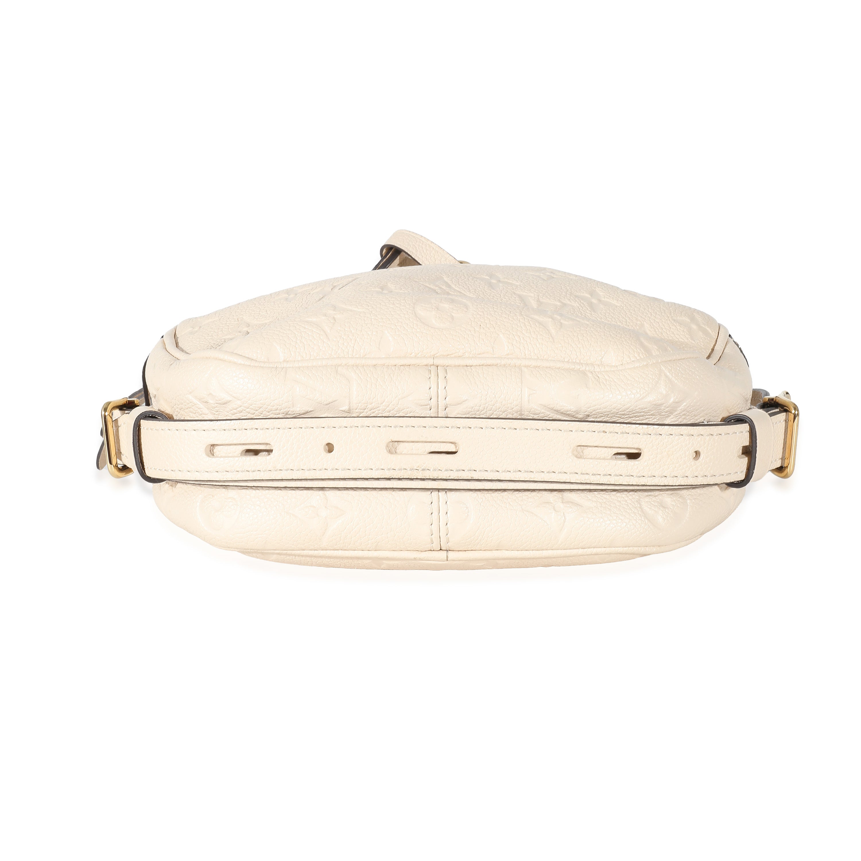 Louis Vuitton Louis Vuitton Creme Monogram Empreinte Boite Chapeau Souple MM