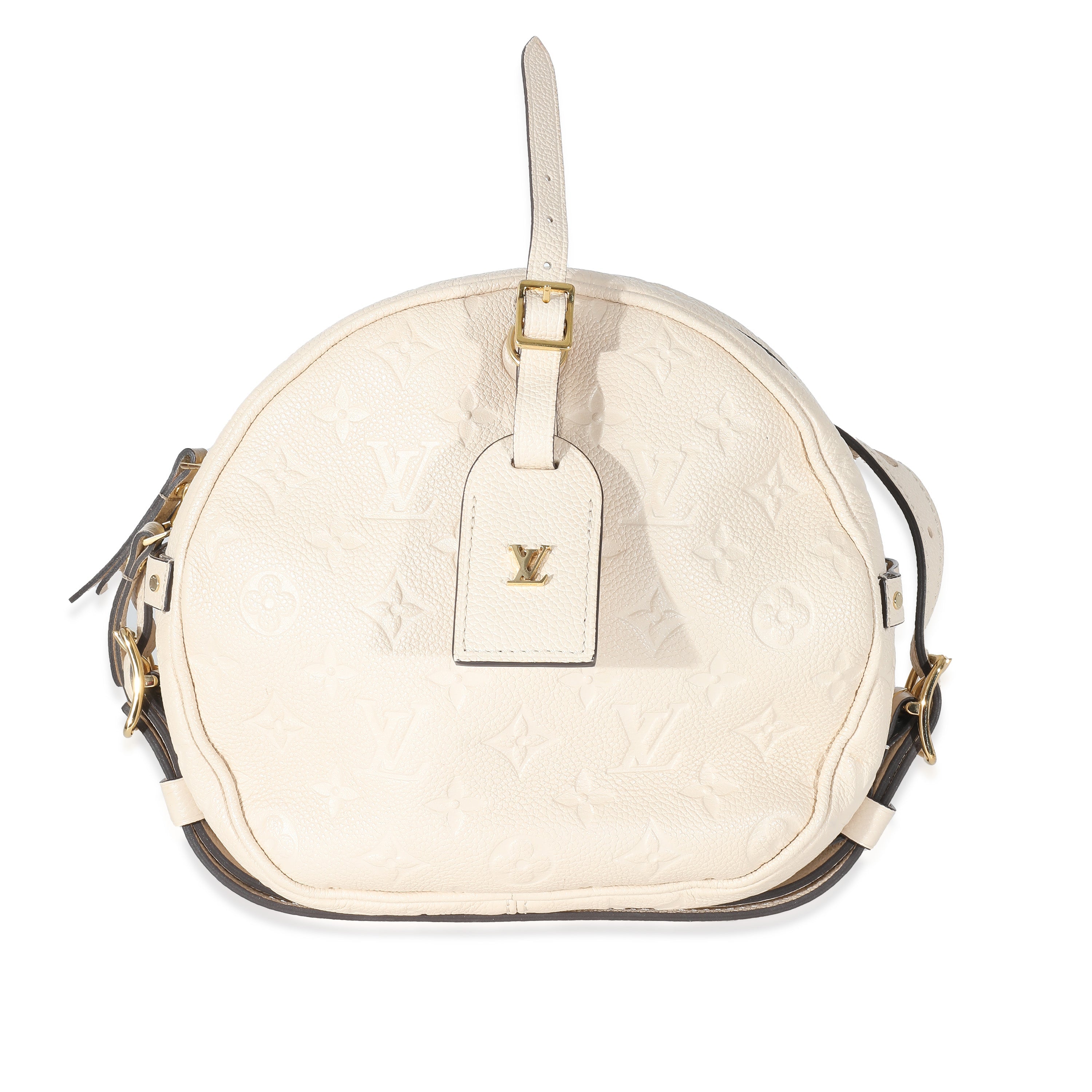Louis Vuitton Louis Vuitton Creme Monogram Empreinte Boite Chapeau Souple MM