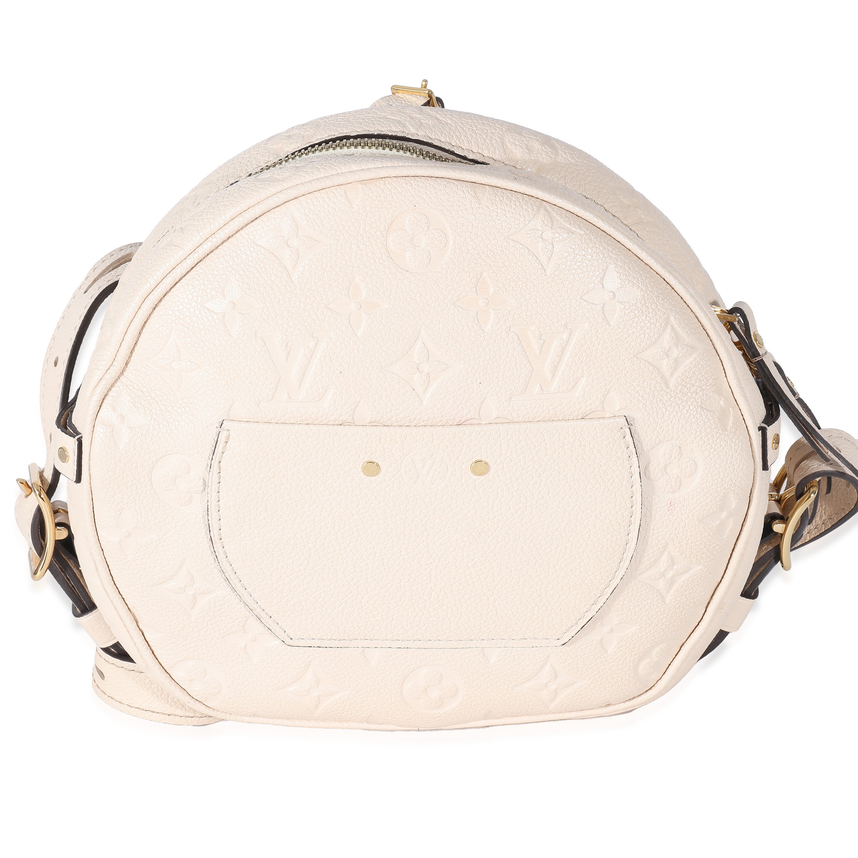 Louis Vuitton Louis Vuitton Creme Monogram Empreinte Boite Chapeau Souple MM