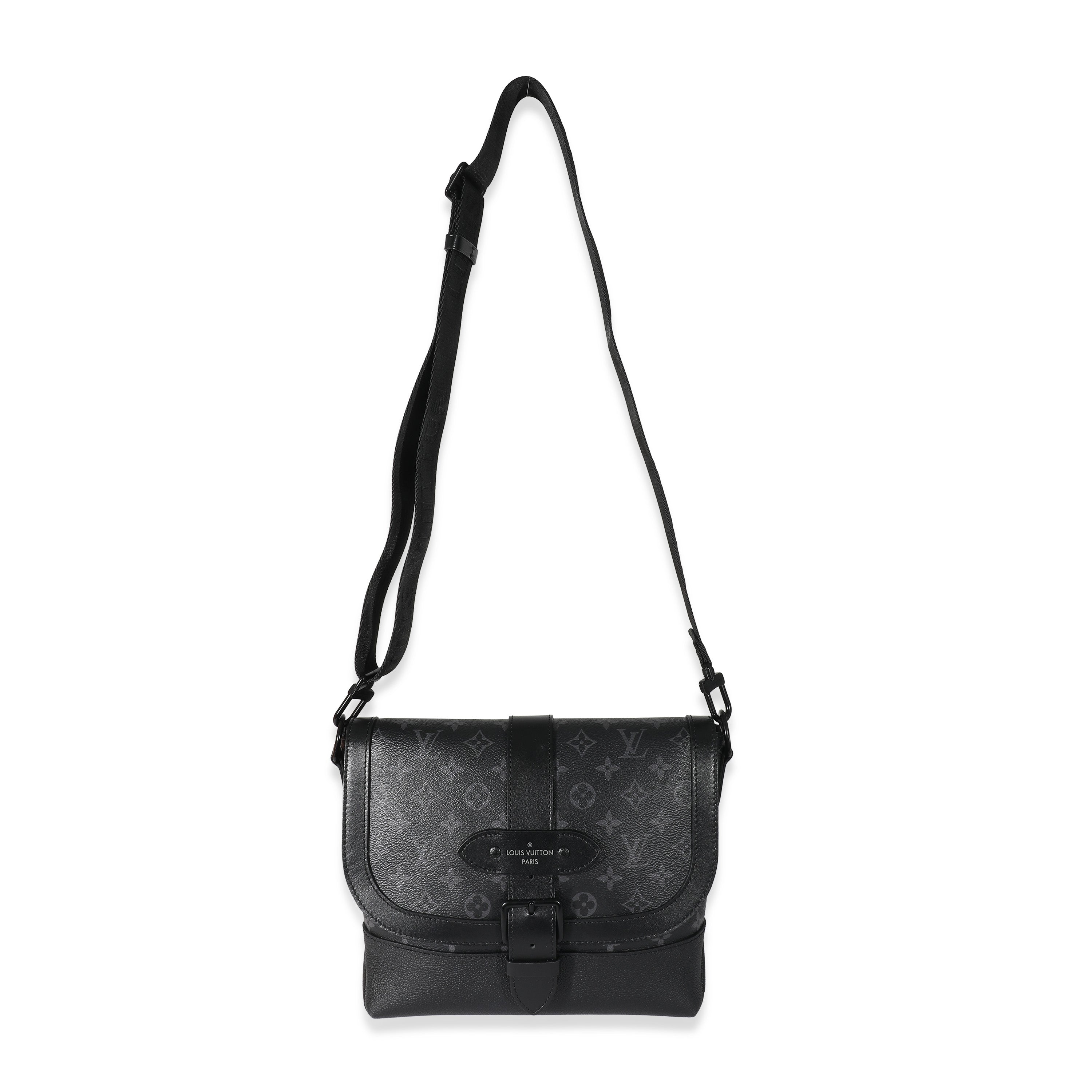 Louis Vuitton Louis Vuitton Monogram Eclipse Saumur Messenger
