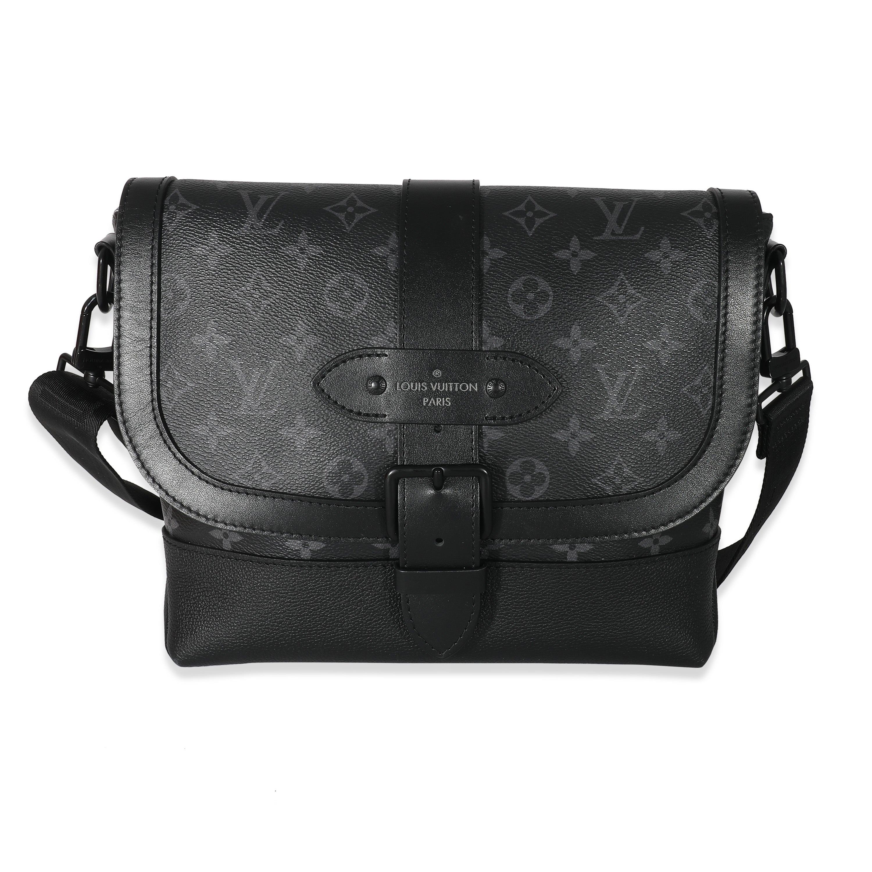 Louis Vuitton Louis Vuitton Monogram Eclipse Saumur Messenger