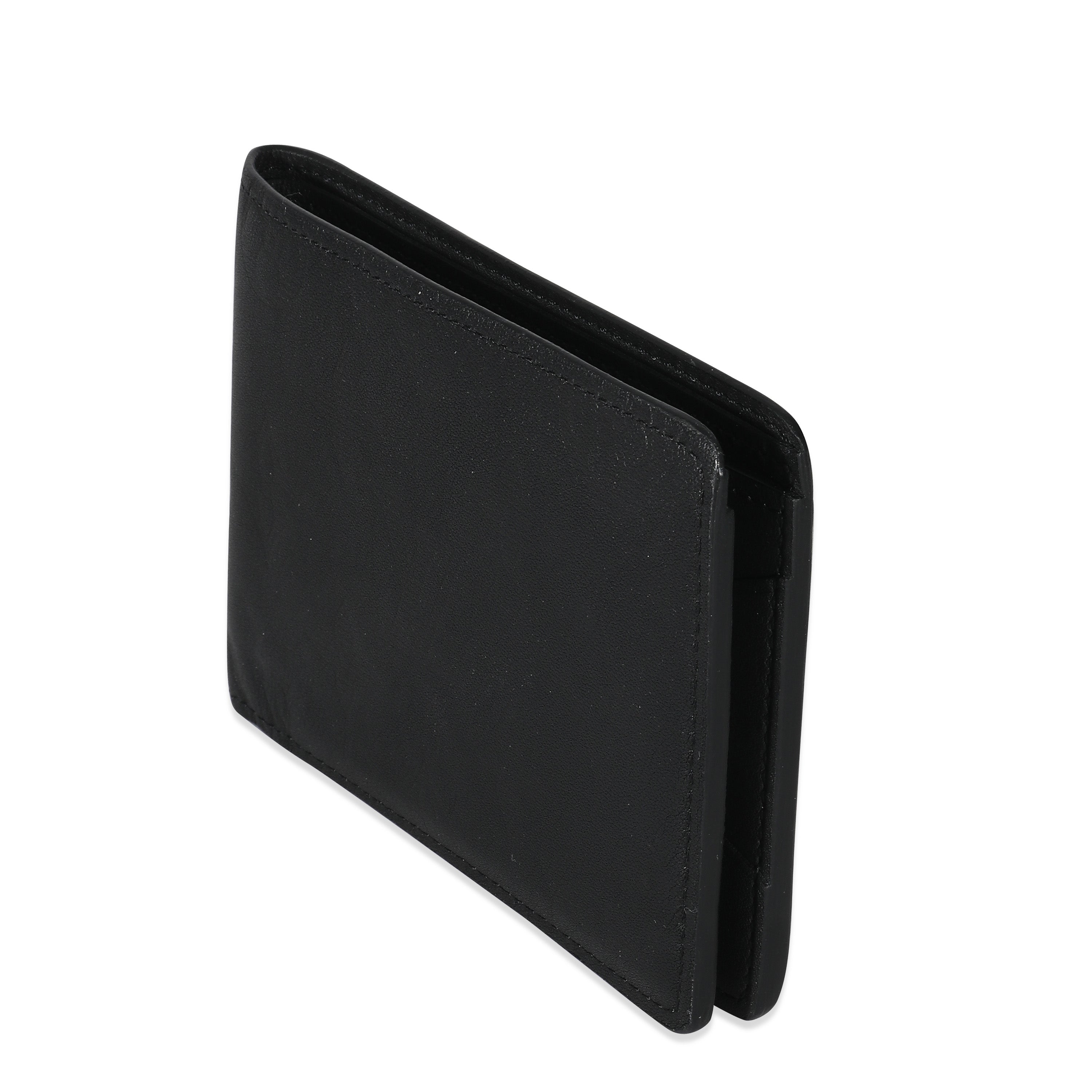 Louis Vuitton Black Monogram Shadow Calfskin Multiple Wallet