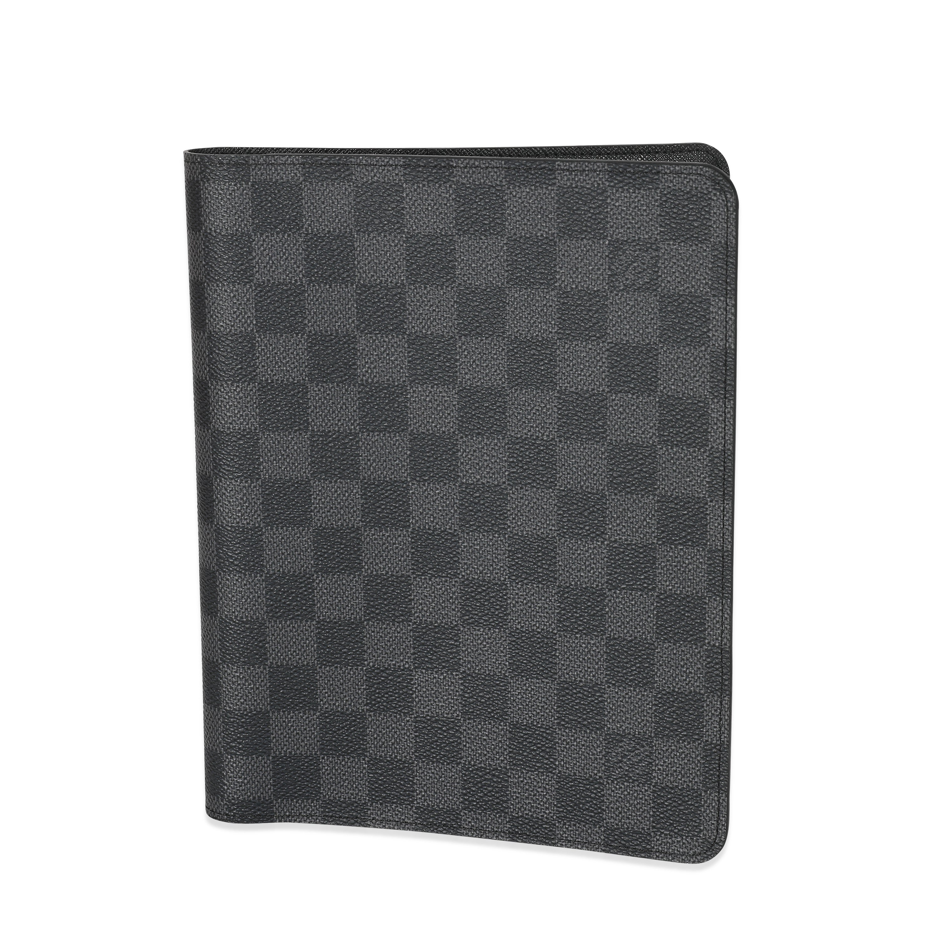 Louis Vuitton Louis Vuitton Damier Graphite Canvas Desk Agenda Cover