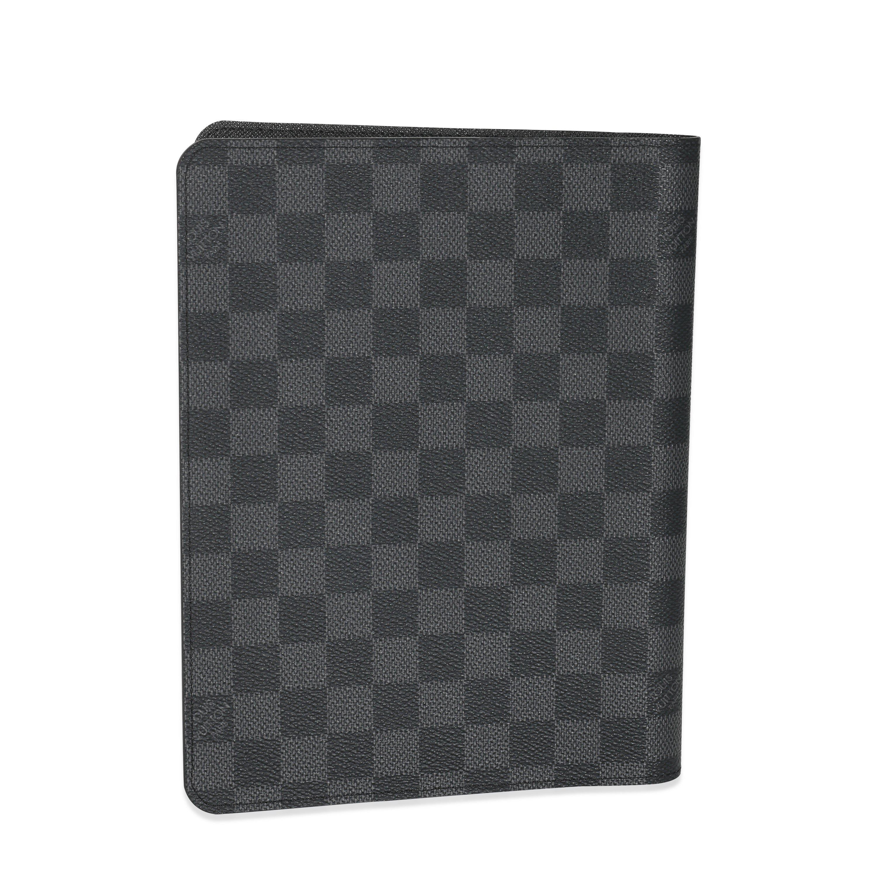 Louis Vuitton Louis Vuitton Damier Graphite Canvas Desk Agenda Cover