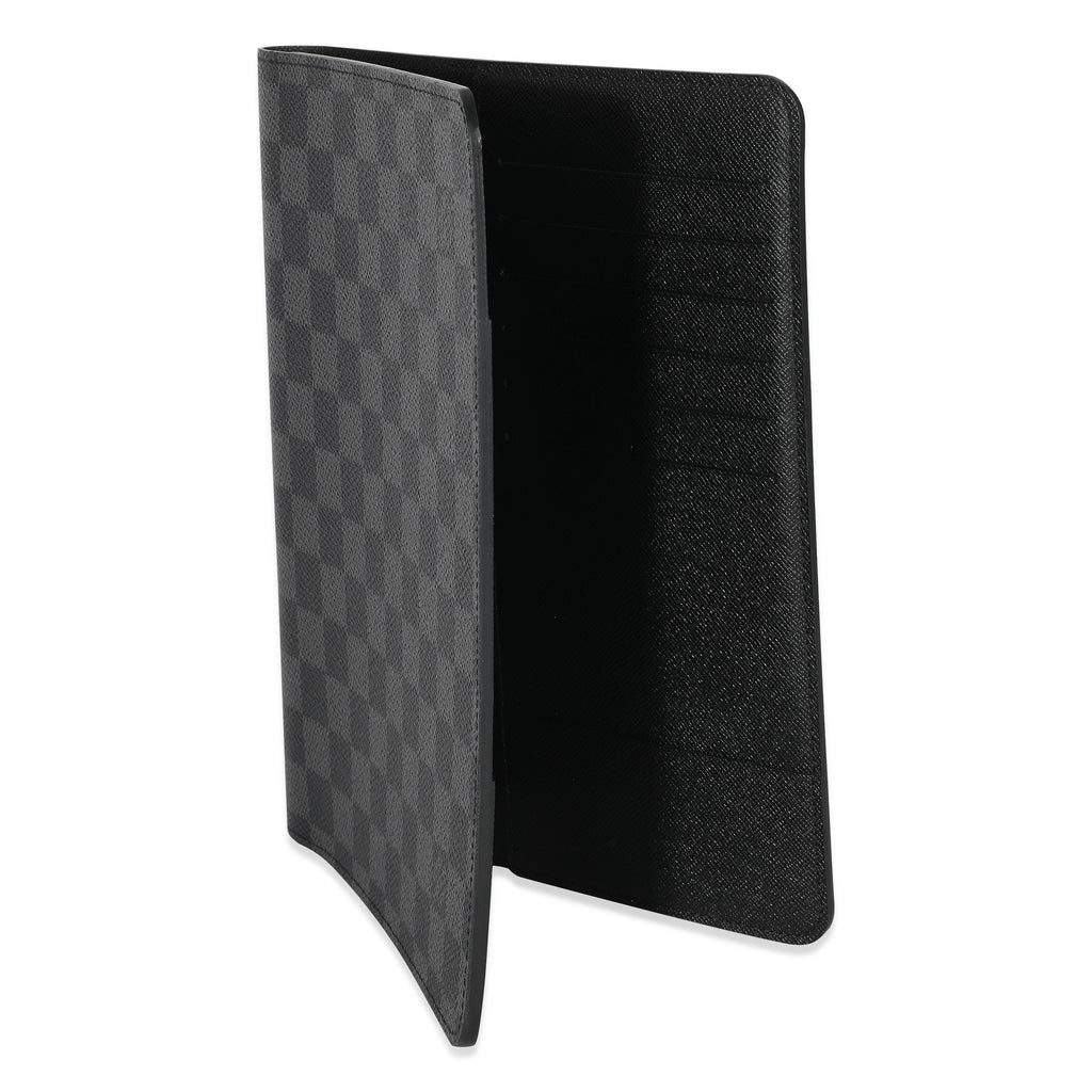 Louis Vuitton Louis Vuitton Damier Graphite Canvas Desk Agenda Cover