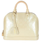 Louis Vuitton Louis Vuitton Blanc Corail Monogram Vernis Alma PM