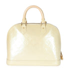 Louis Vuitton Louis Vuitton Blanc Corail Monogram Vernis Alma PM