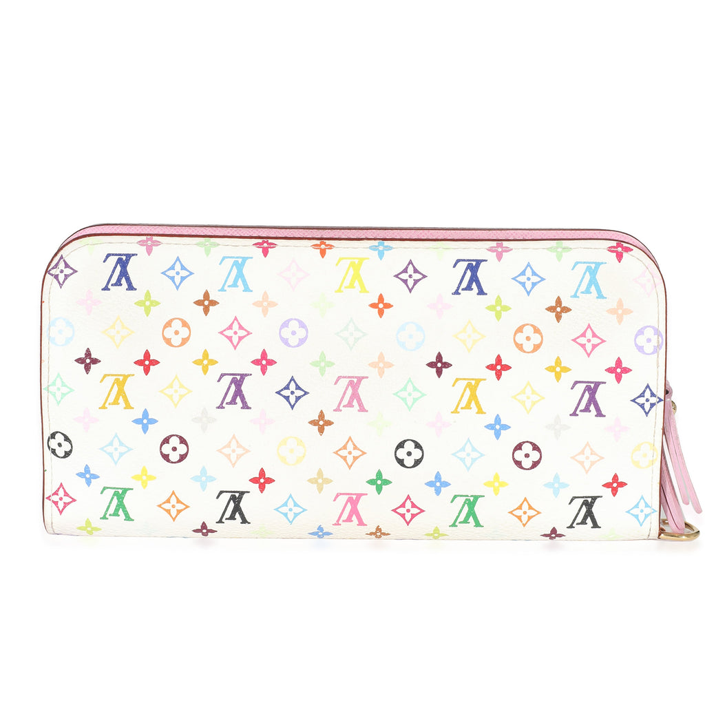 Louis Vuitton Louis Vuitton White Multicolor Canvas Insolite Wallet
