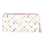 Louis Vuitton Louis Vuitton White Multicolor Canvas Insolite Wallet