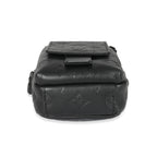 Louis Vuitton Louis Vuitton Black Monogram Shadow Double Phone Pouch NM