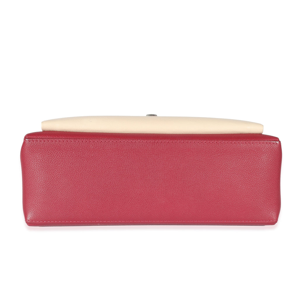 Louis Vuitton Louis Vuitton Tricolour Soft Calfskin Lockme Top Handle