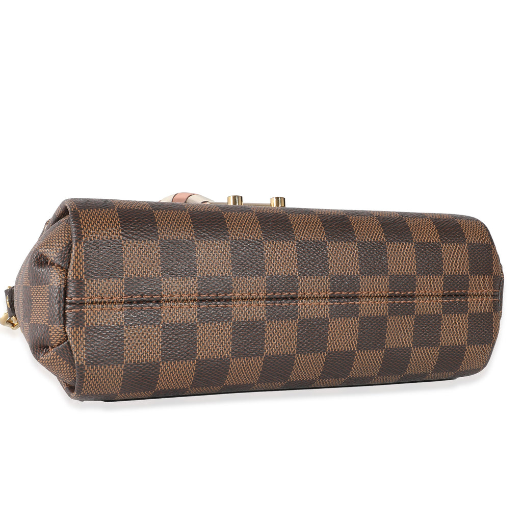 Louis Vuitton Louis Vuitton Cream Pink Damier Ebene Canvas Braided Croisette