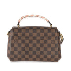 Louis Vuitton Louis Vuitton Cream Pink Damier Ebene Canvas Braided Croisette