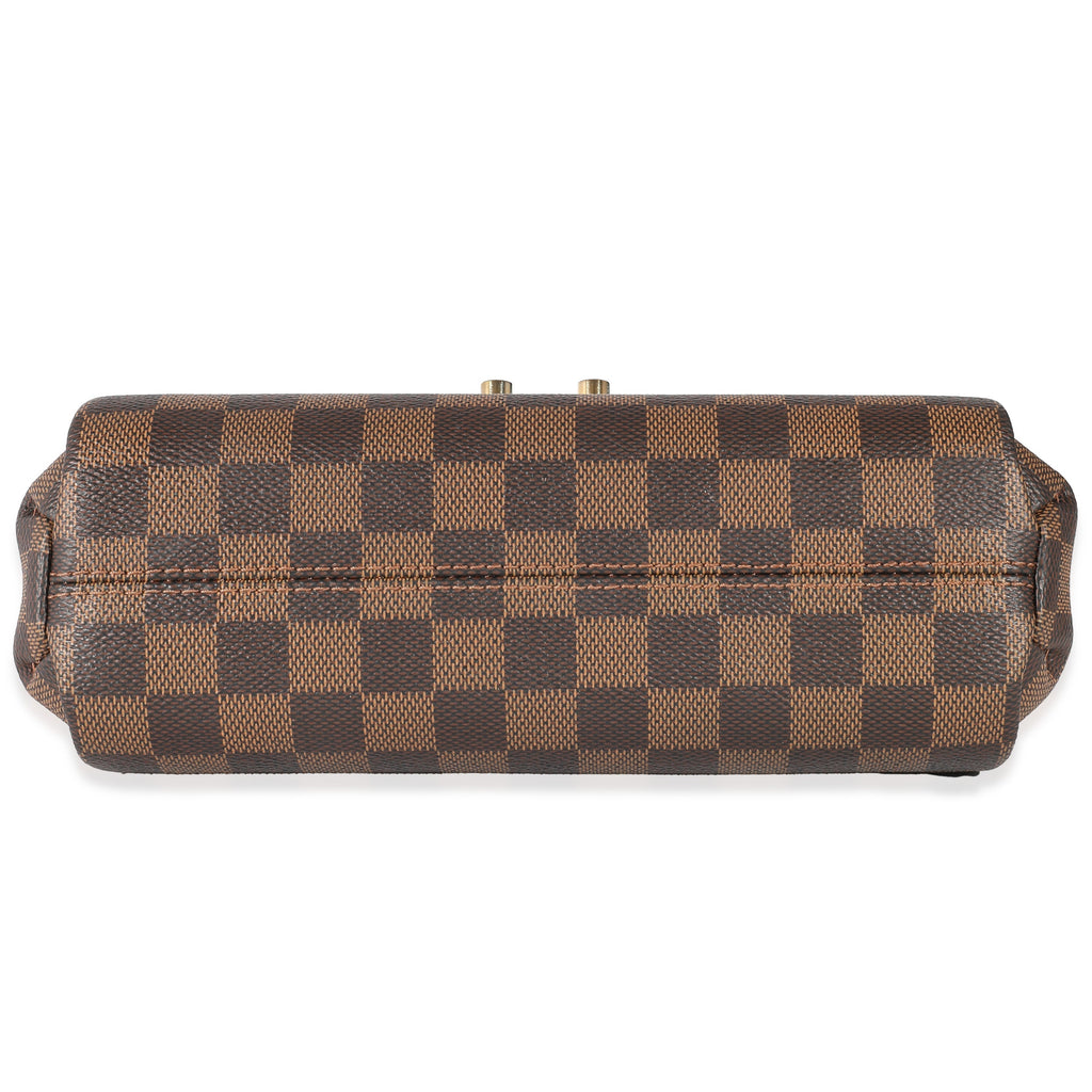 Louis Vuitton Louis Vuitton Cream Pink Damier Ebene Canvas Braided Croisette