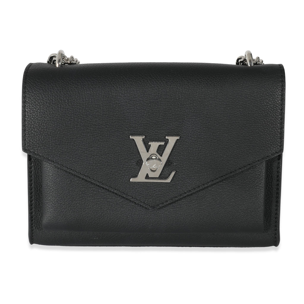 Louis Vuitton Louis Vuitton Black Calfskin Mylockme Chain Bag