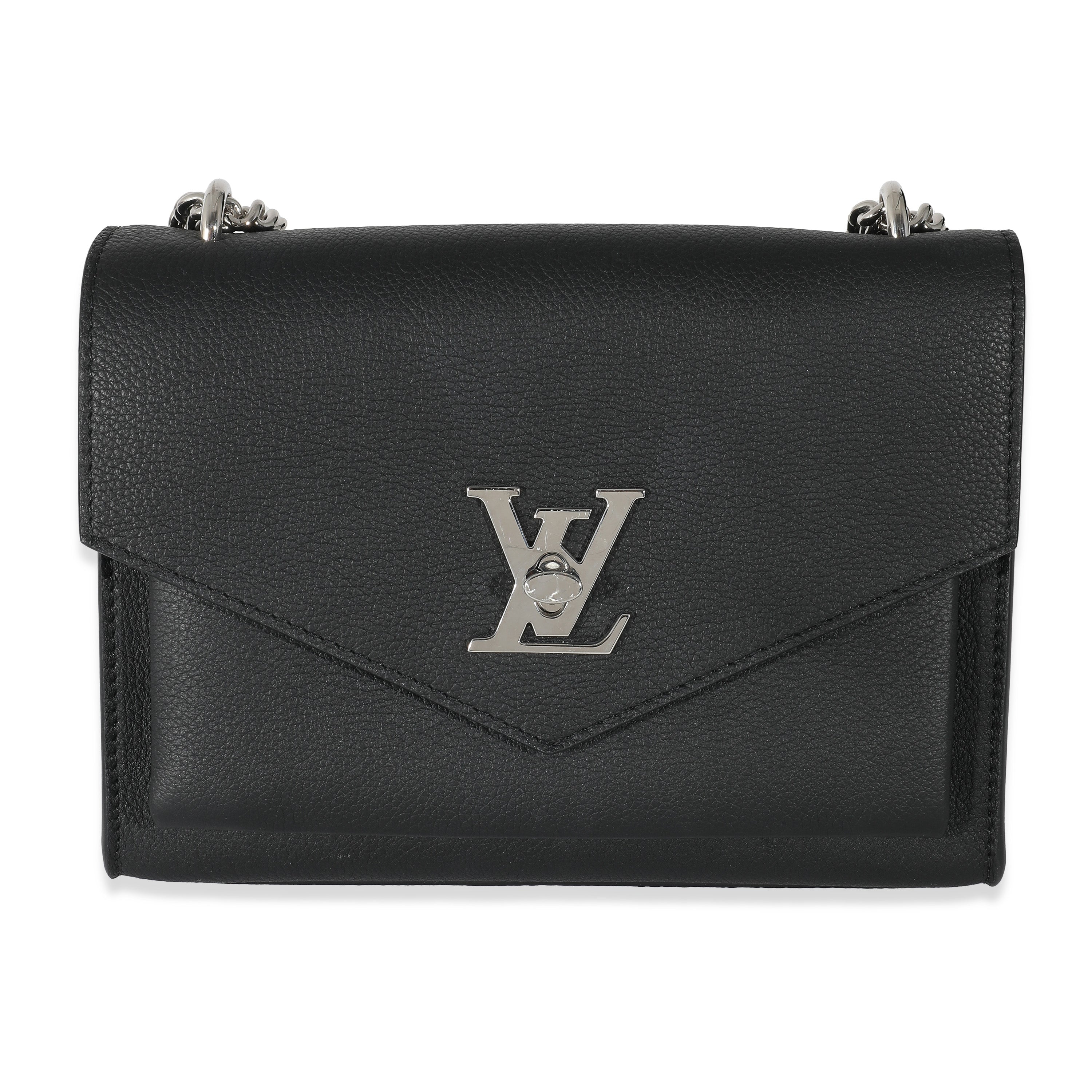 Louis Vuitton Louis Vuitton Black Calfskin Mylockme Chain Bag