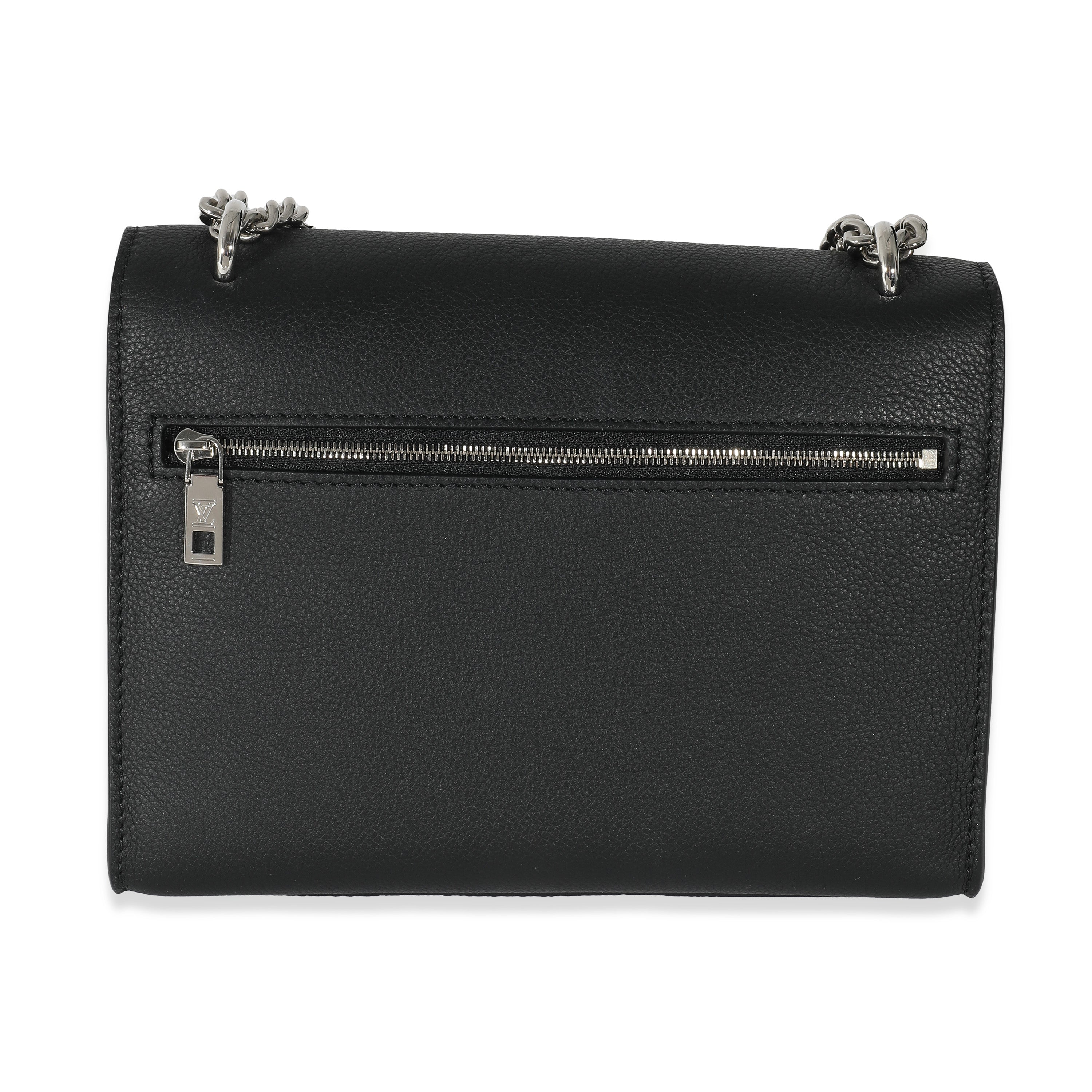 Louis Vuitton Louis Vuitton Black Calfskin Mylockme Chain Bag