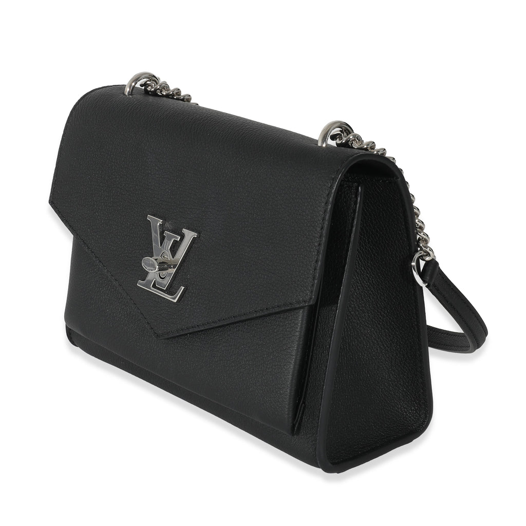 Louis Vuitton Louis Vuitton Black Calfskin Mylockme Chain Bag