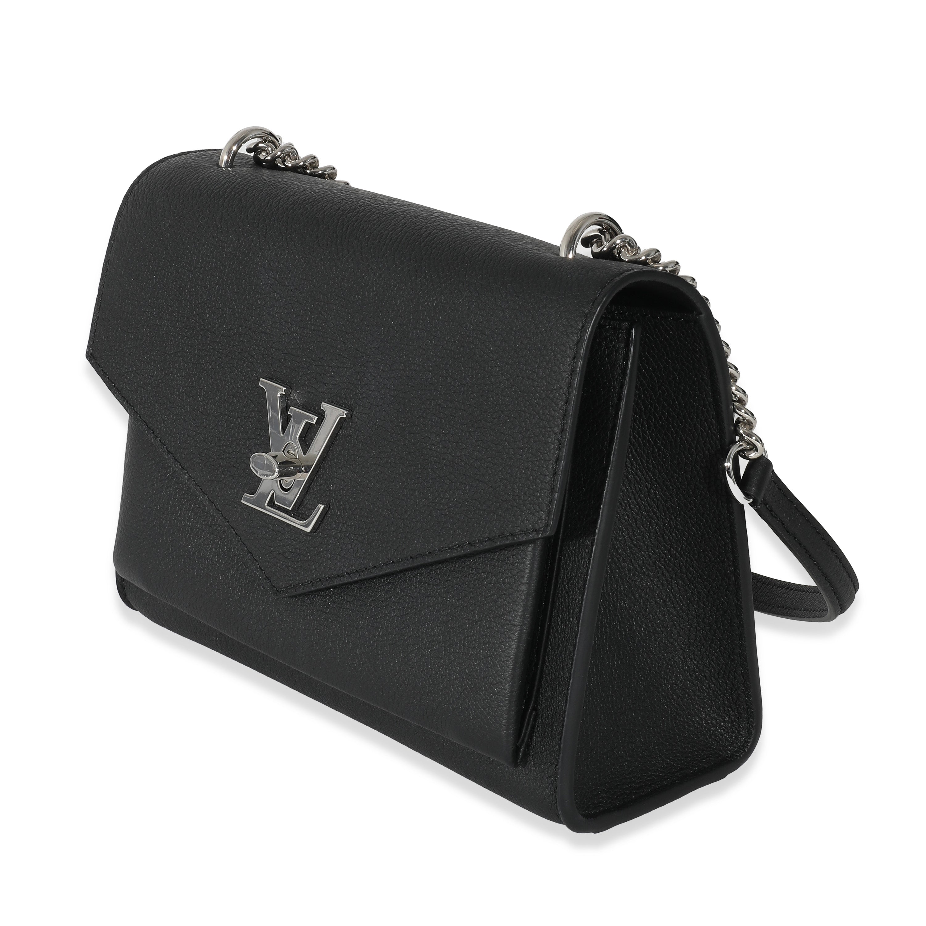 Louis Vuitton Louis Vuitton Black Calfskin Mylockme Chain Bag