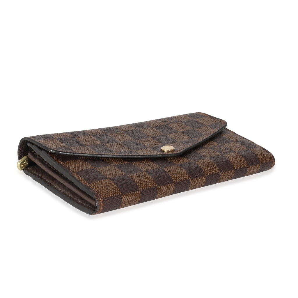 Louis Vuitton Louis Vuitton Damier Ebene Canvas Sarah Wallet