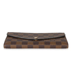 Louis Vuitton Louis Vuitton Damier Ebene Canvas Sarah Wallet