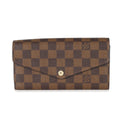 Louis Vuitton Louis Vuitton Damier Ebene Canvas Sarah Wallet