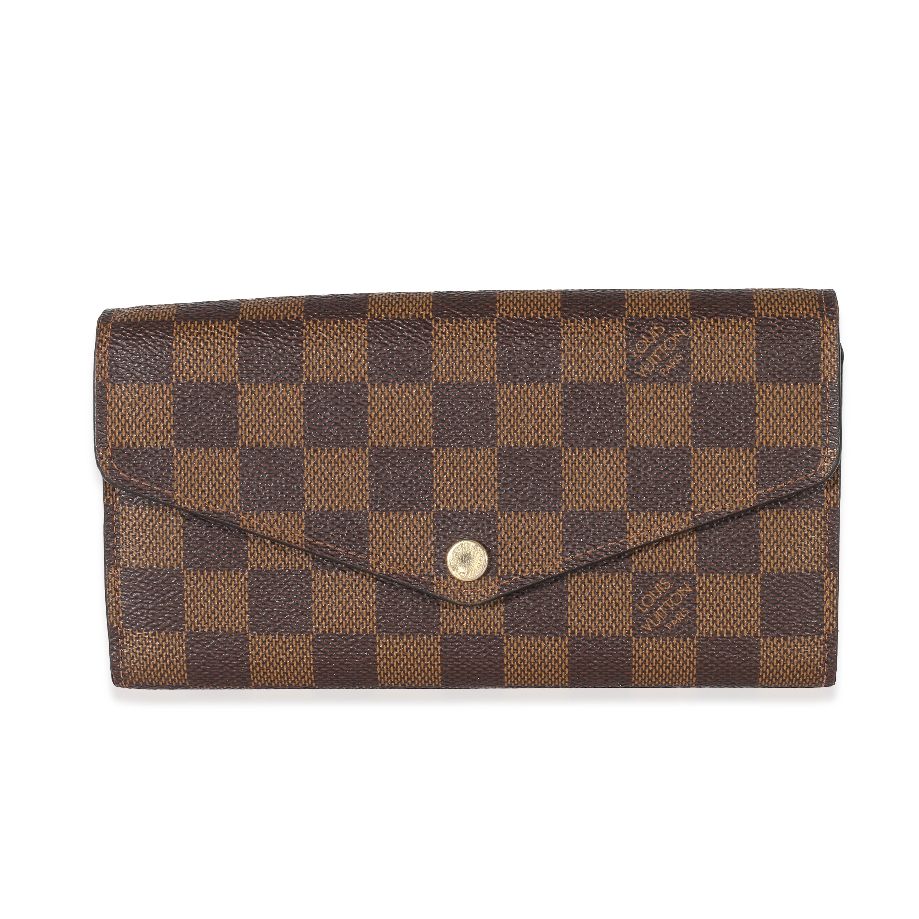 Louis Vuitton Louis Vuitton Damier Ebene Canvas Sarah Wallet