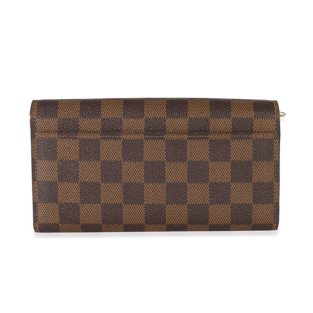 Louis Vuitton Louis Vuitton Damier Ebene Canvas Sarah Wallet