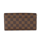 Louis Vuitton Louis Vuitton Damier Ebene Canvas Sarah Wallet