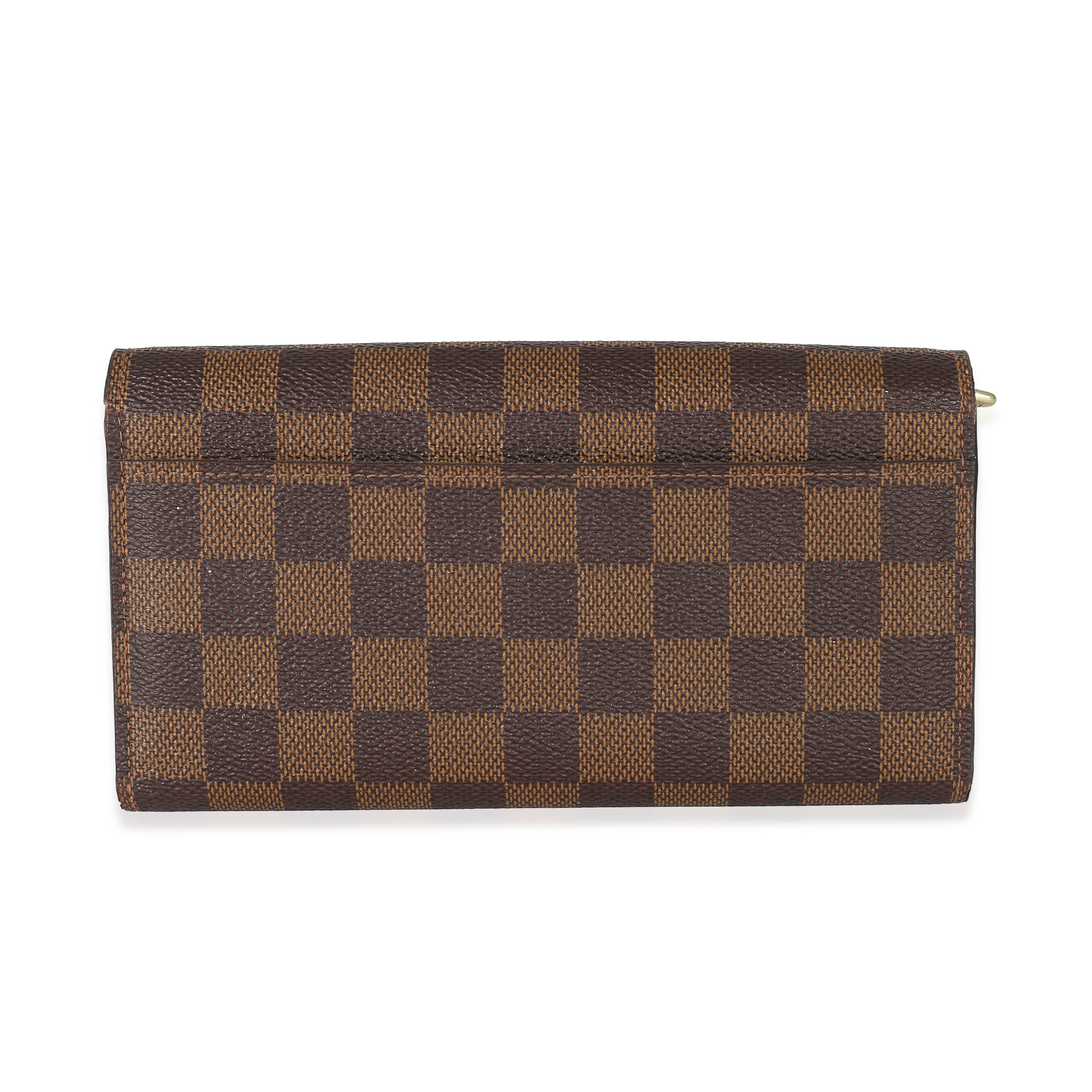 Louis Vuitton Louis Vuitton Damier Ebene Canvas Sarah Wallet