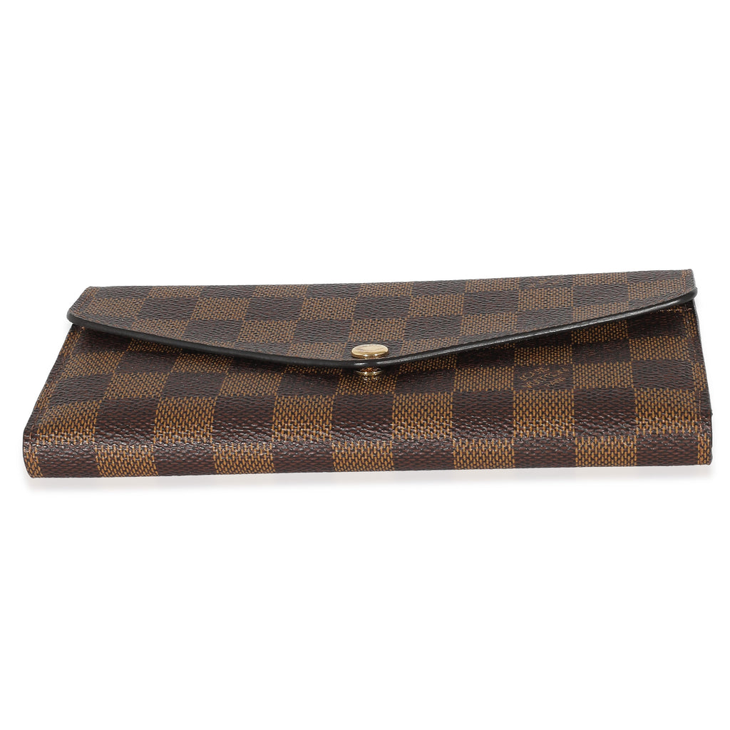 Louis Vuitton Louis Vuitton Damier Ebene Canvas Sarah Wallet