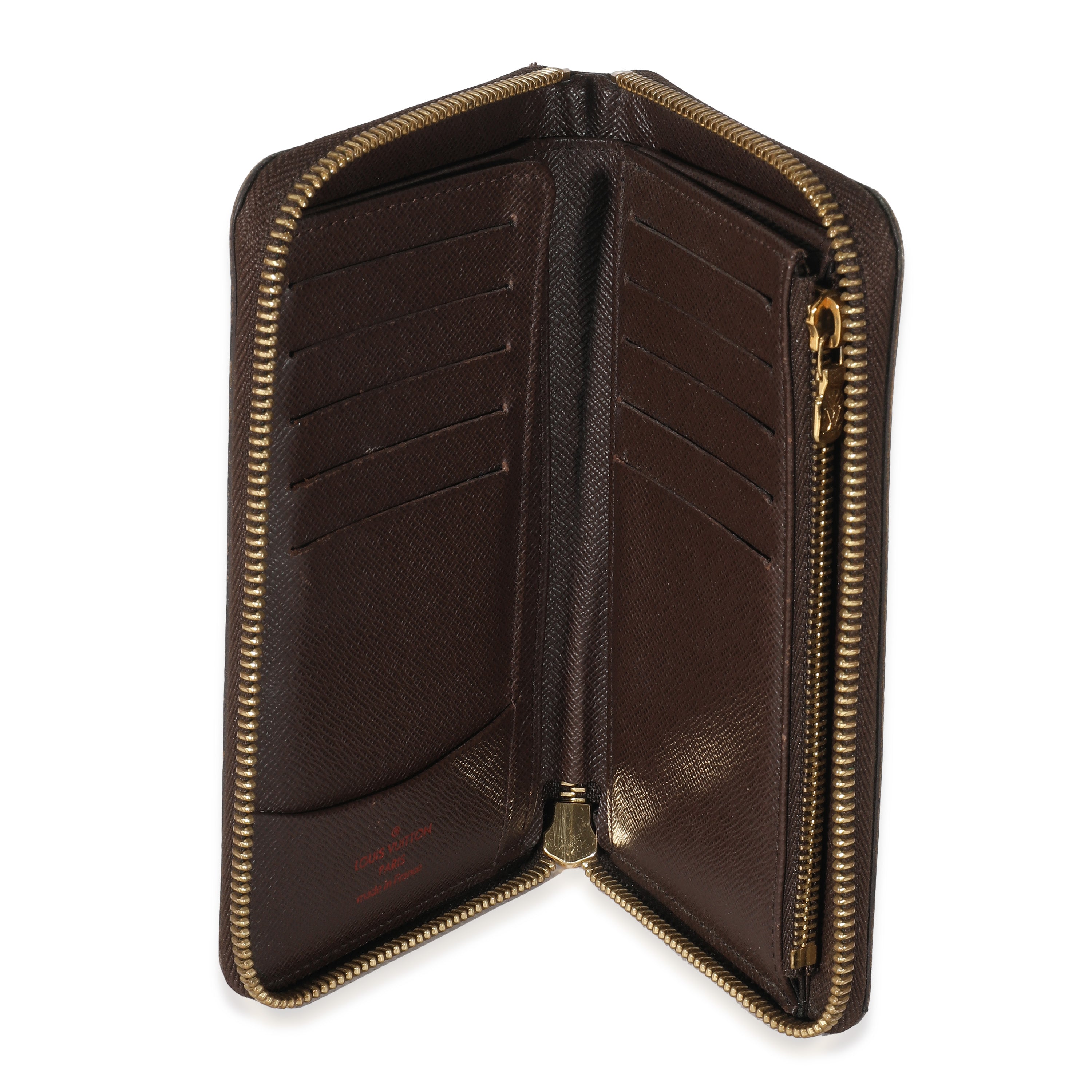 Louis Vuitton Louis Vuitton Damier Ebene Canvas Zippy Compact Wallet