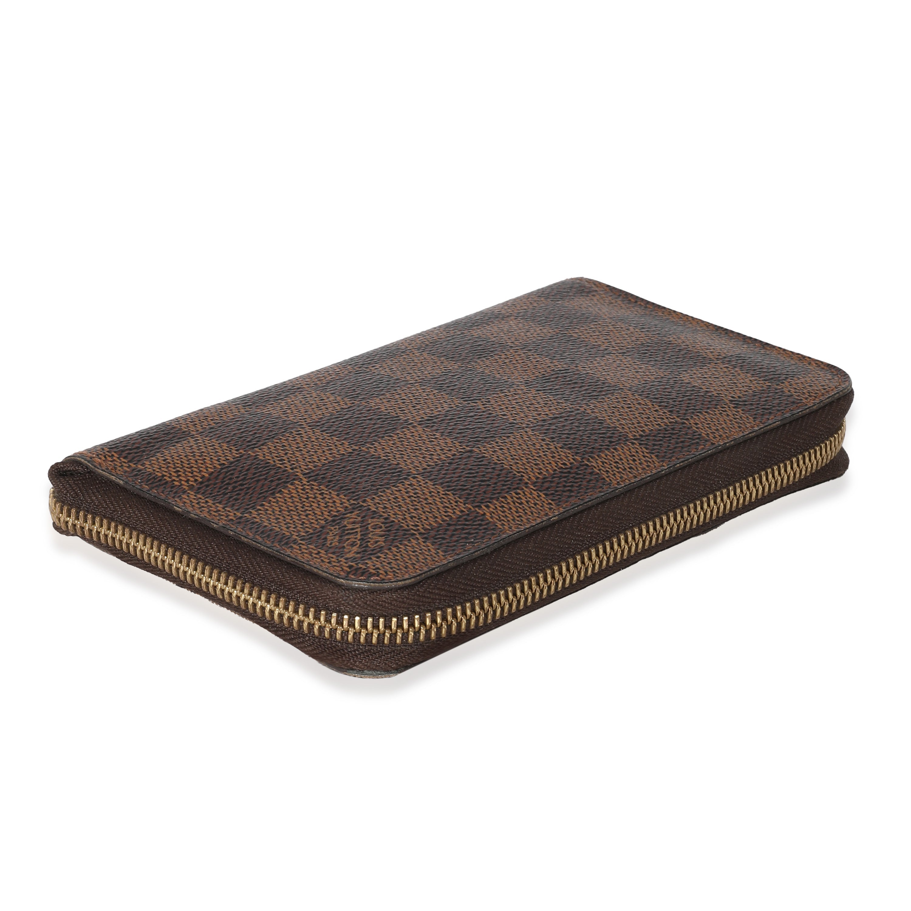 Louis Vuitton Louis Vuitton Damier Ebene Canvas Zippy Compact Wallet
