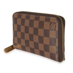 Louis Vuitton Louis Vuitton Damier Ebene Canvas Zippy Compact Wallet