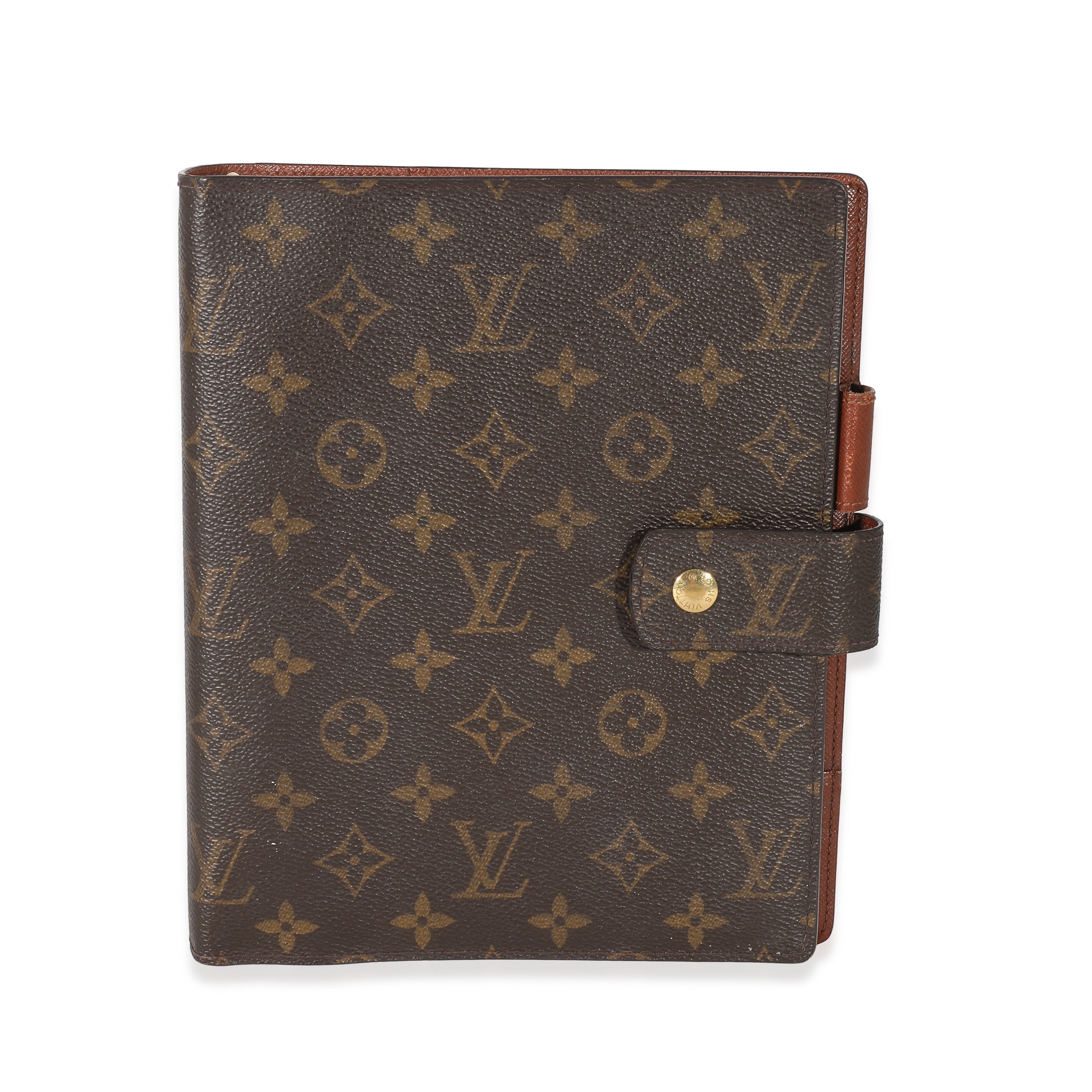 Louis Vuitton Louis Vuitton Monogram Canvas Ring Agenda Cover GM
