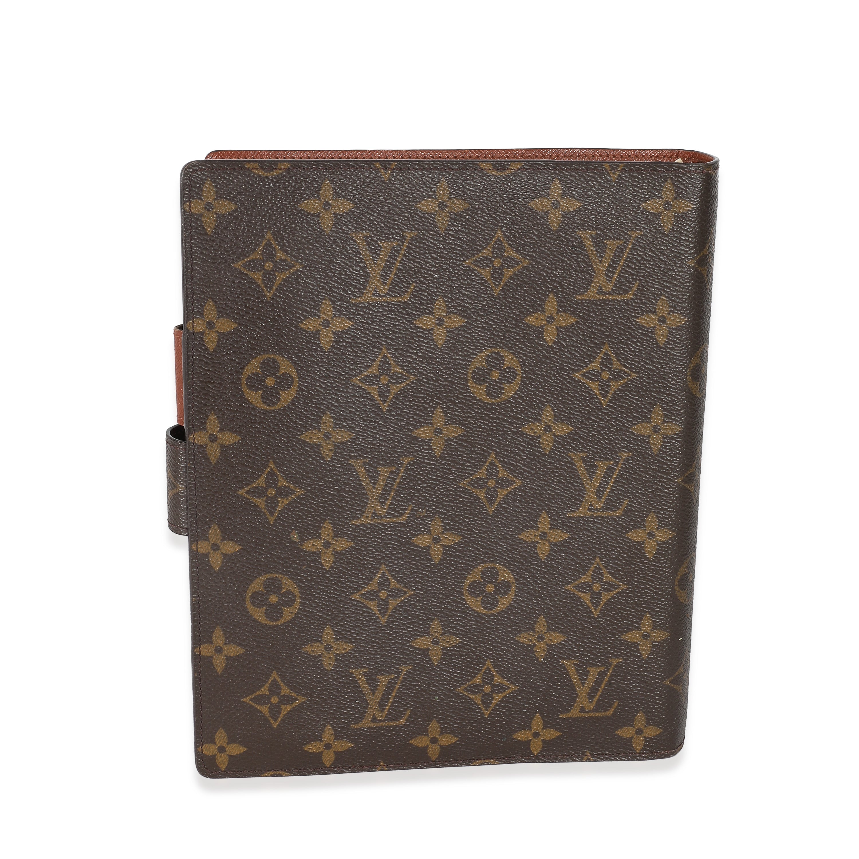 Louis Vuitton Louis Vuitton Monogram Canvas Ring Agenda Cover GM